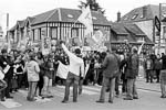 Manifestation contre le régime des retraites