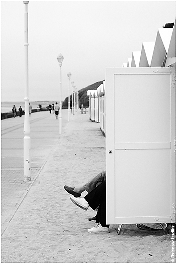Photo sur la promenade du Plat Gousset à Granville dans le département de la Manche. © juillet 2010 Christophe Letellier tous droits réservés. 