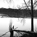 ETang gelé de l'Abbaye de Mortemer